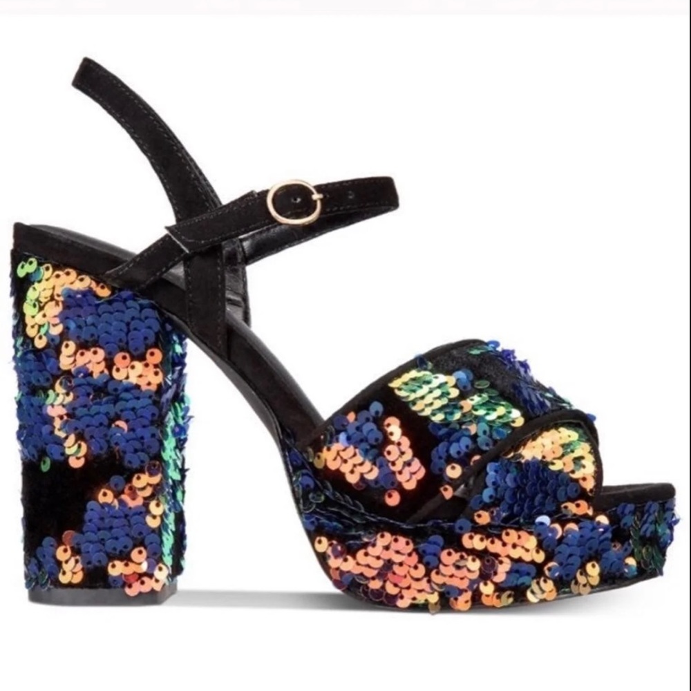 Call it spring Sequin platforms